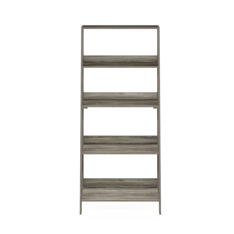 Bibliothèque échelle Casiana, Chêne français, (5 tablettes) H 53,5 po x l 23,6 po x P 13 po