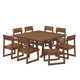 Edge Rectangular 8 - Person 59.5'' Long Dining Set