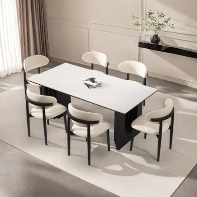 Stylish Modern Simple Dining Table and Chairs