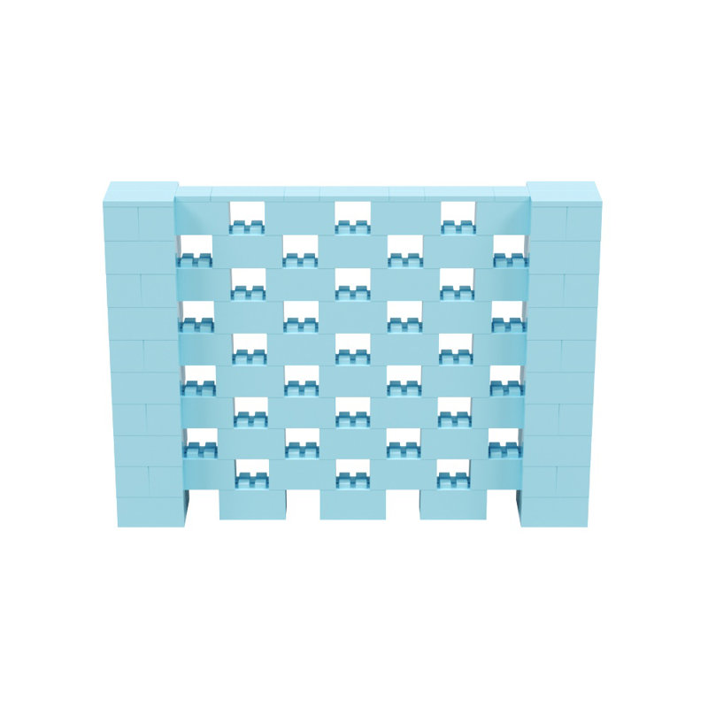 Ensemble mural Everblock, Bleu clair, H 60 po x l 84 po x P 12 po