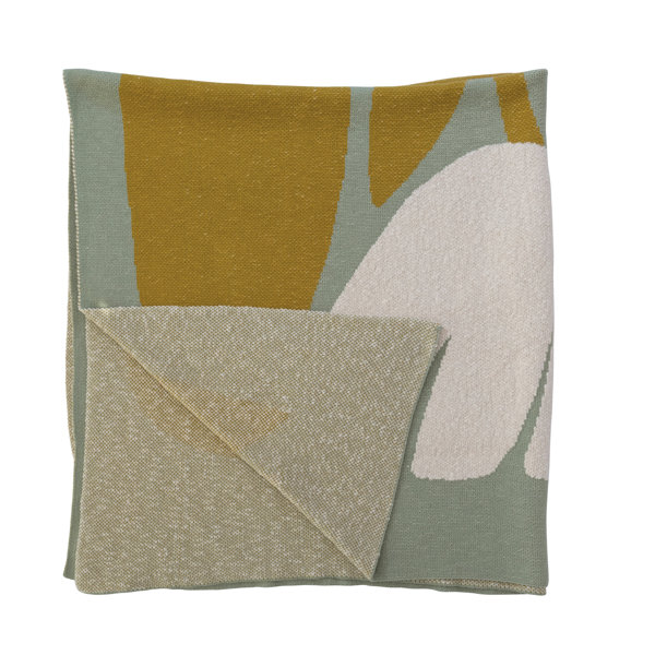 Aslan 100% Cotton Knitted Throw Blanket
