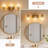 3-Light Bathroom Light Fixtures, Modern Vanity Light with Clear Glass Shade-57558516