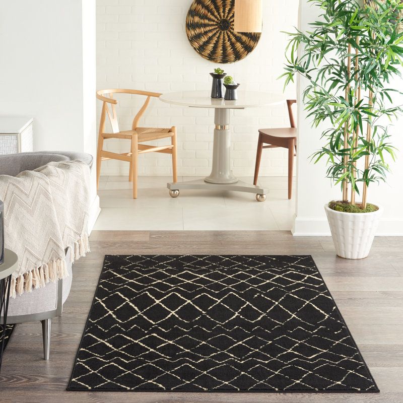 Geometric Area Rug, Rectangle 160 x 221cm