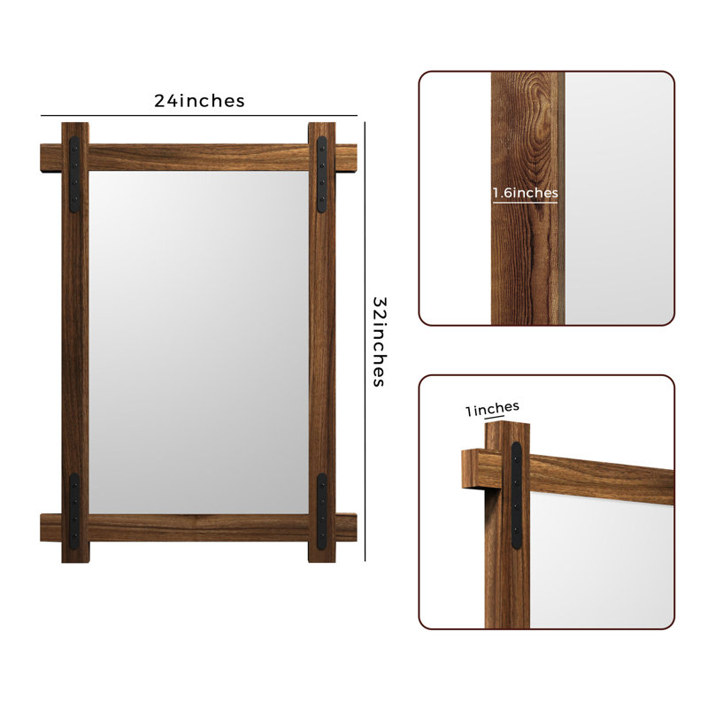 Miroir Caite, 32 po x 24 po