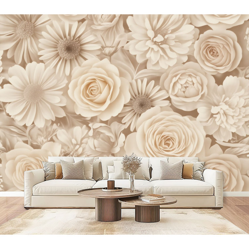 Papier peint adhésif moderne avec motif de marguerites roses délicates et délicates à motif floral H 69 po x l 96 po, papier peint amovible en PVC autocollant pour chambre à coucher