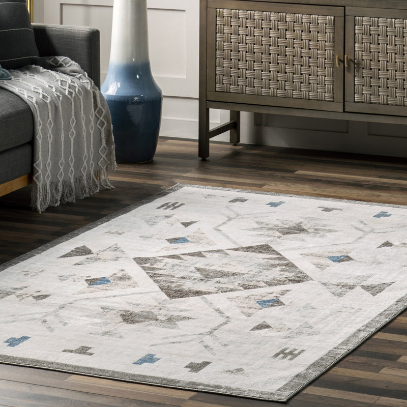 Tapis lavable à la machine Irini SpinClean, Rectangle 3 pi 8 po x 6 pi