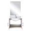 24 po L x P 22 po. Meuble-lavabo blanc brillant, comptoir en marbre, robinet, meuble-lavabo 18 pièces, matériau de fabrication avec résistance aux rayures et aux taches-1708455470-1708455464