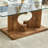 Rectangular tempered glass tabletop dining table-1844391740