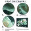 «White Green Mystical Garden Roses - Roses», reproduction d'art murale-49717834-213230125