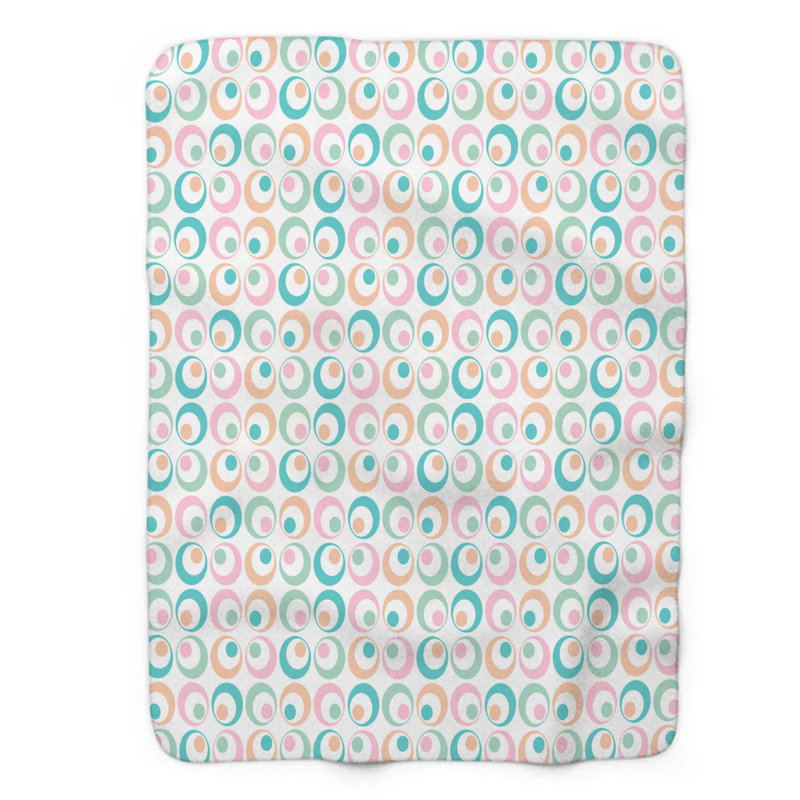 Gentle Charm - Couverture sherpa de qualité supérieure 1 pièce, Grand lit