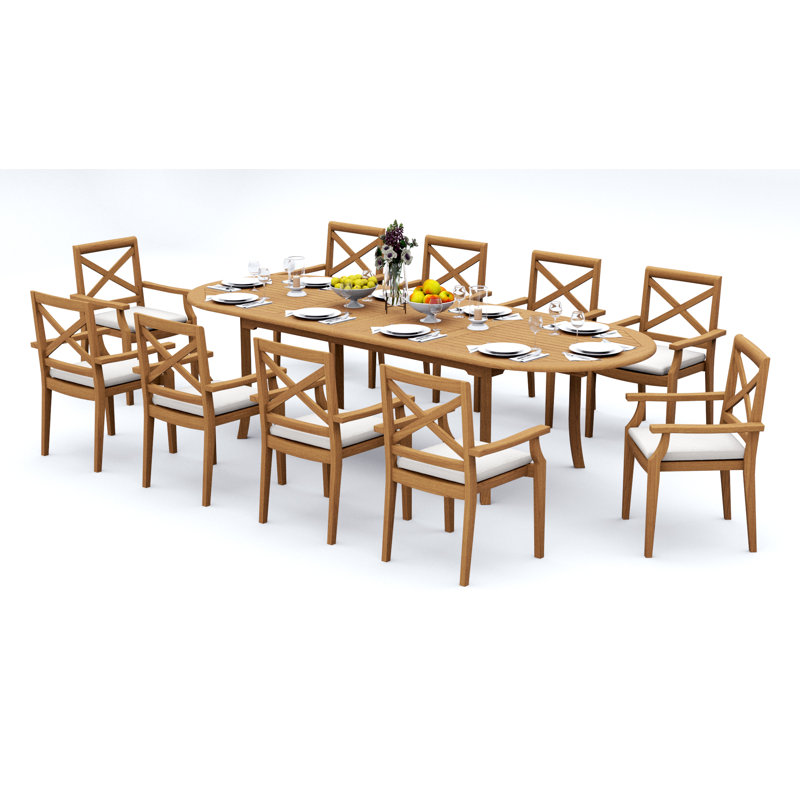 Granada Outdoor - Piece Teak Dining Set, 10