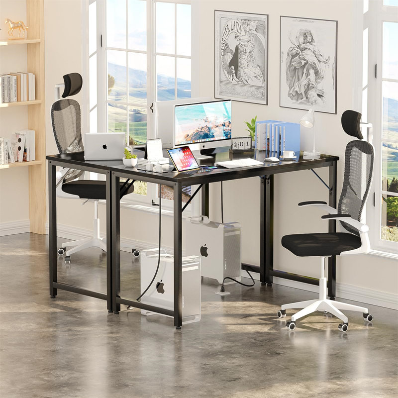 Accent rectangulaire Katenia, Noir mat, H 29,49 po x l 32,01 po x P 19,69 po