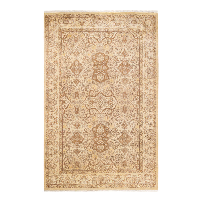Classic One-of-a-Kind 5' 1" X 8' 0" Hand Knotted Area Rug