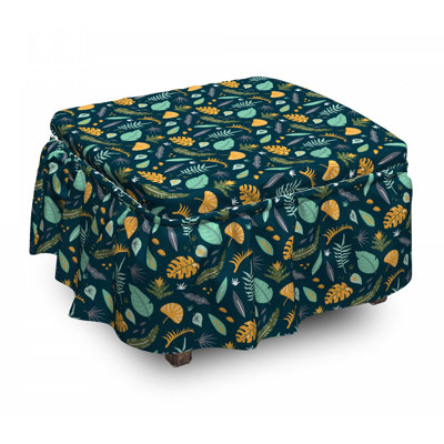 Housse pour repose-pieds de plantes tropicales