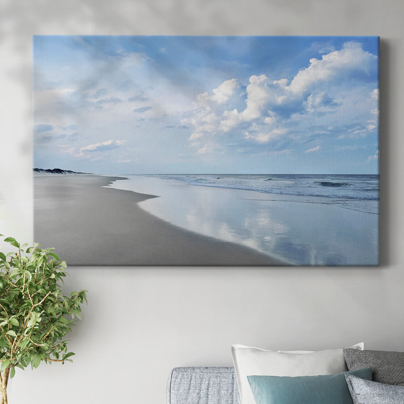 Seaglass Expanse-Gallery Wrapped Canvas, 32" H x 48" W