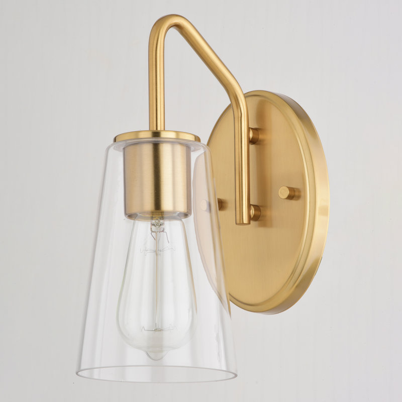 Beverly Dimmable Bath Sconce, Brass