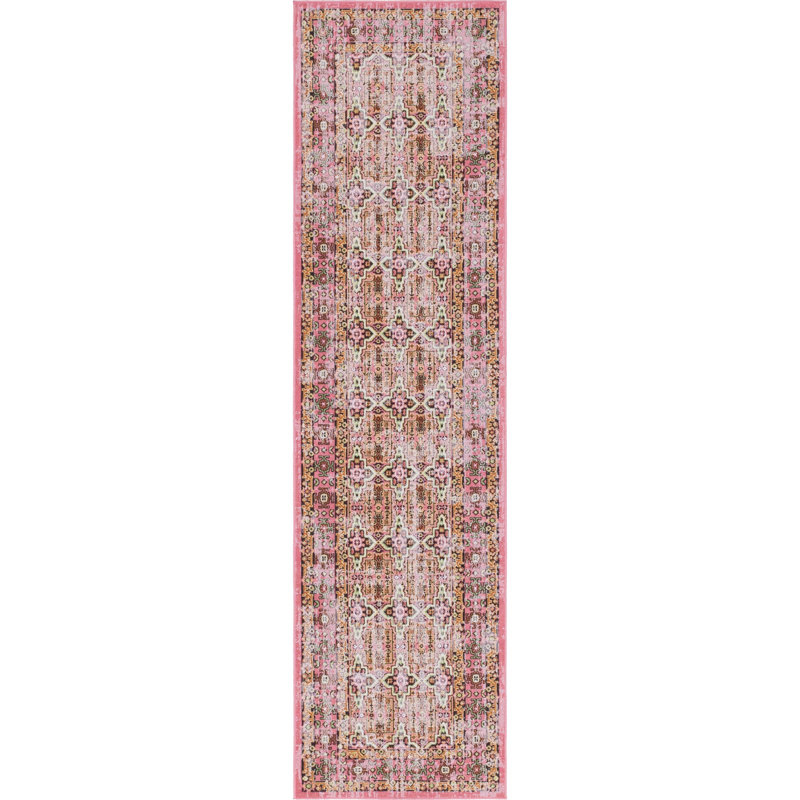 Geometric Indoor Rug, Runner 2'7" x 10'