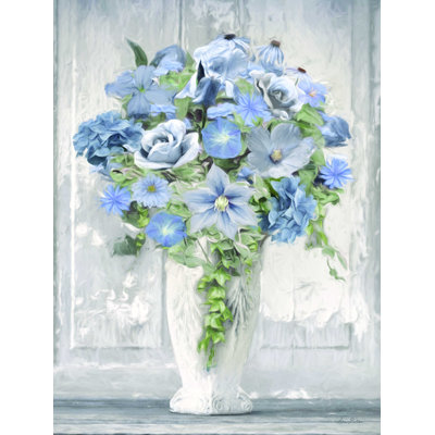 " Blue Floral Bouquet "