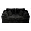 Siège modulaire modulaire pour canapé, canapé rembourré et compressé pour le salon, la chambre à coucher, un appartement, aucun assemblage requis, combinaison libre de 2 pièces, tissu en velours côtelé moelleux-1133393018