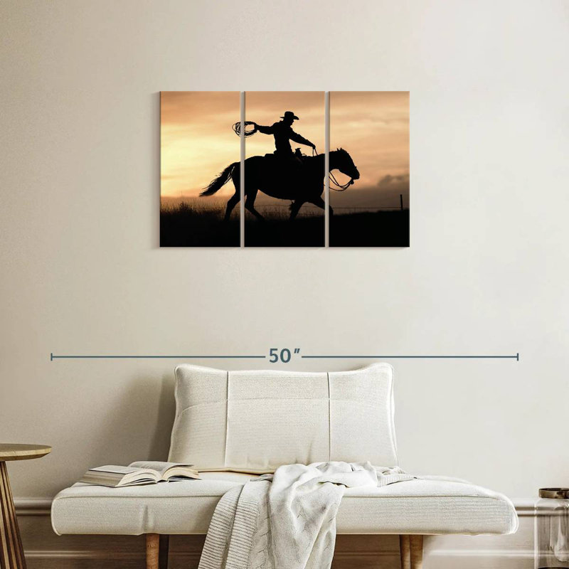 Lelar Rope And Ride I, 20" H x 33" W