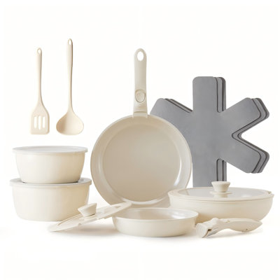 16 - Piece Ceramic Cookware Set