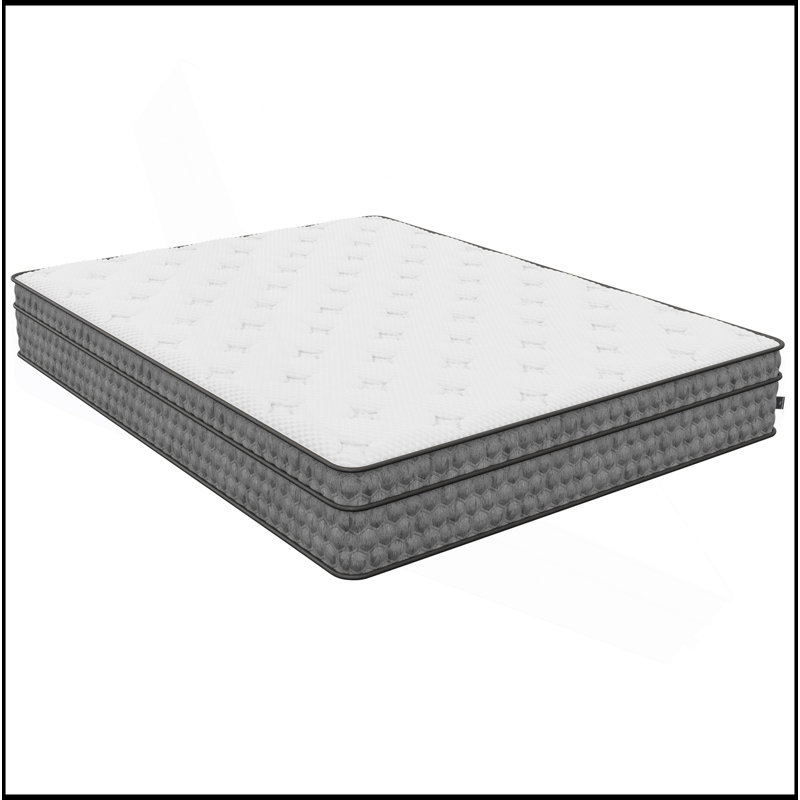 Diamond Zen Cool Gel Conforming Memory Foam Hybrid With Luxurious Euro-Top 11" Medium Feel, Greenguard Gold Certified