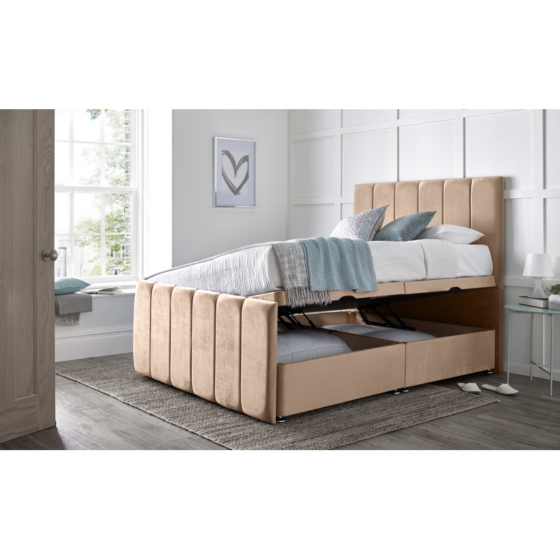 Divan Bed Barbados, Mink, Kingsize (5'6)