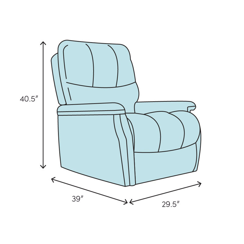 Caycie Leather Recliner