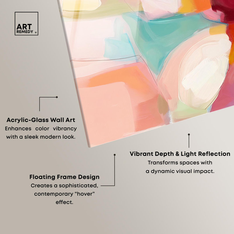 «Happy Mess III», reproduction d'art sur toile par Art Remedy, H 24 po x l 30 po