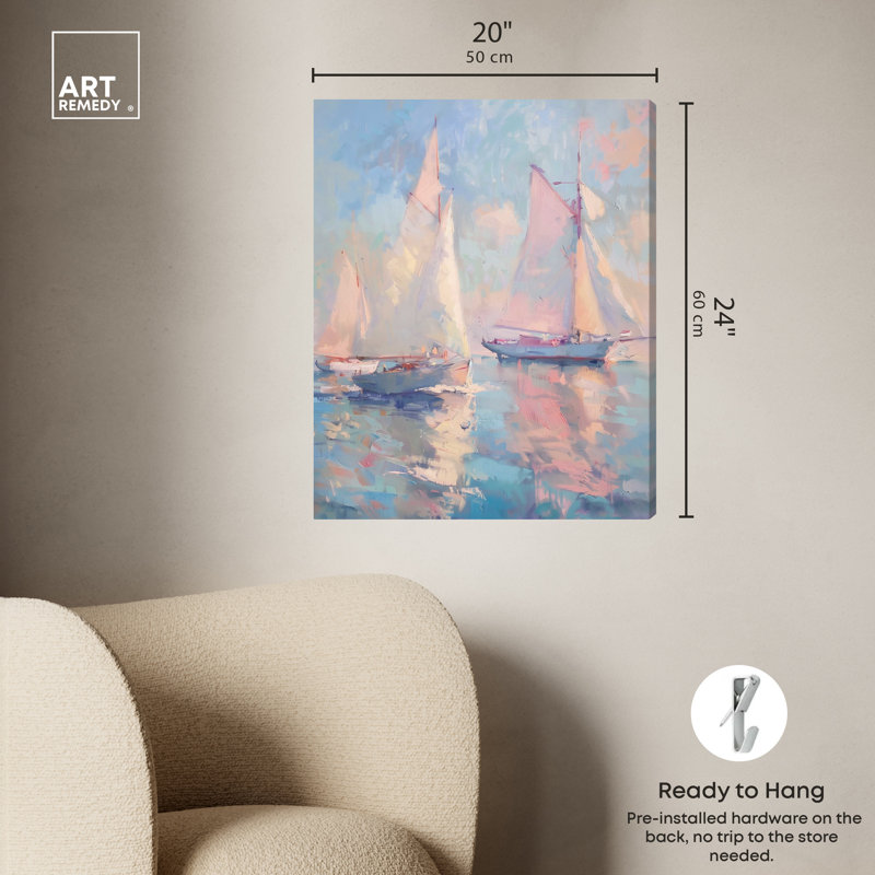 "Art Remedy", voile encadrée, 1 pièce, art mural sur toile 57708, Toile tendue, H 24 po x l 20 po