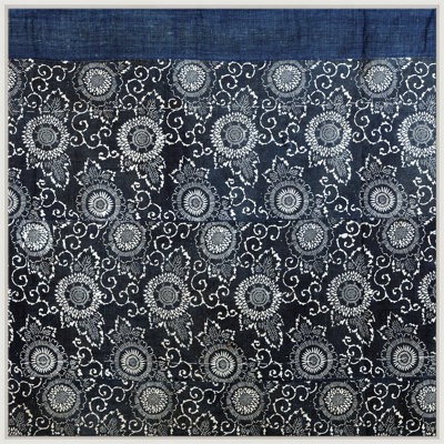 Royal Blue Textile Giclee On Canvas by Soicher Marin Archives