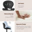 Bar Stools Set of 2 Modern Swivel Bar Chairs, Barstools Counter Height with High Backrest Easy 3-5 Minute Assembly for Bar, Kitchen, Dining Room-904075476-1001067348