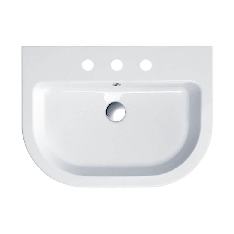 Zero Series 26.38'' L Bathroom Sink, 8" Centers