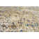 Tapis oriental bleu clair et brun clair Mignonette