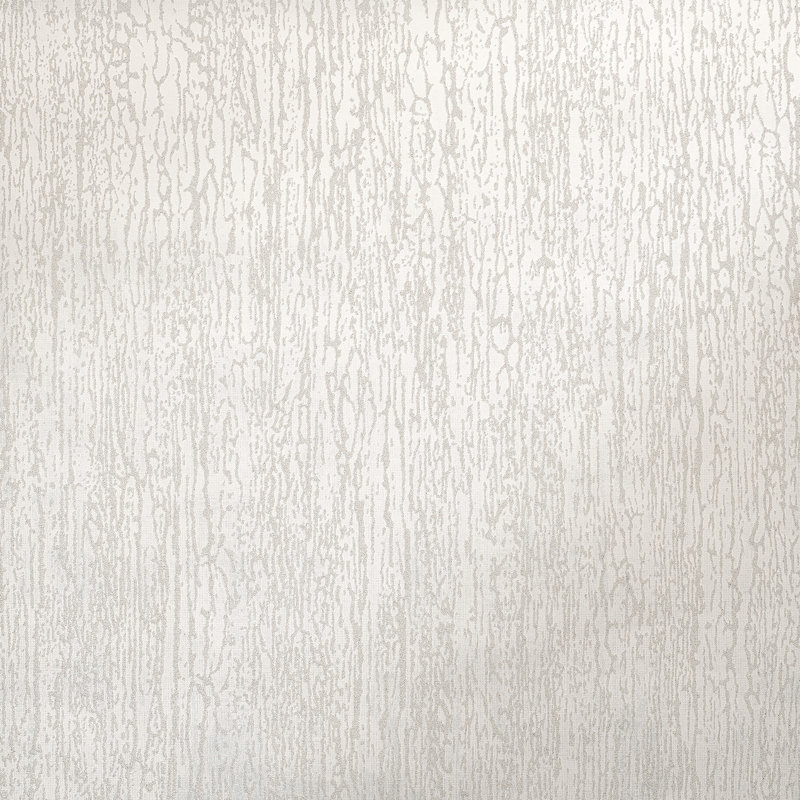 Rouleau de papier peint texturé uni Neptune, Blanc / gris clair