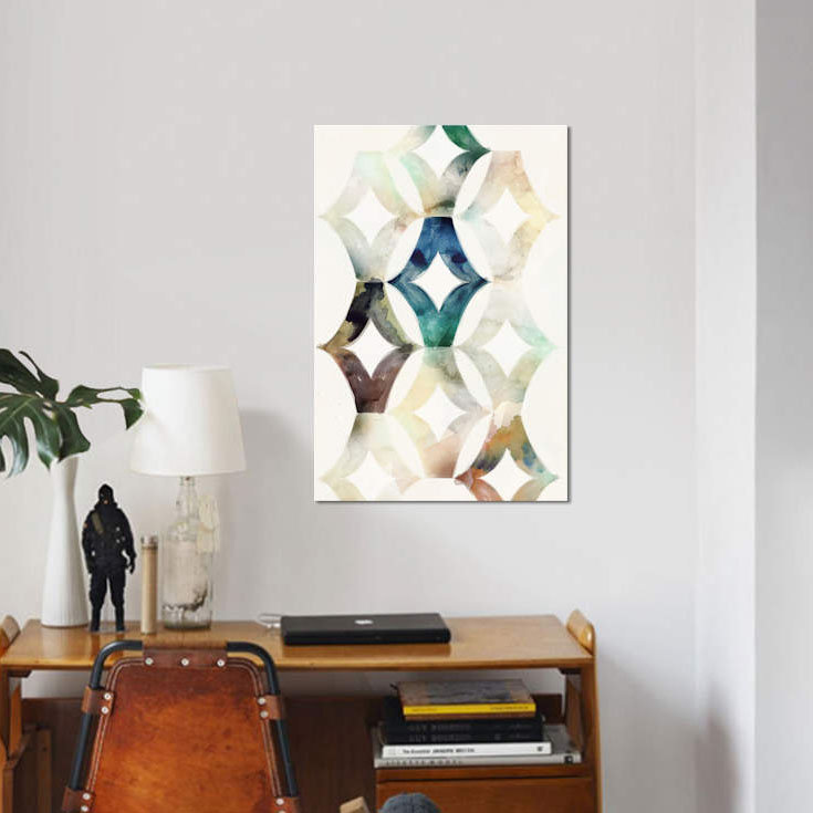 « morocgraphic i », reproduction sur toile, H 26 po x l 18 po x P 1,5 po, Toile tendue, Pas de tapis