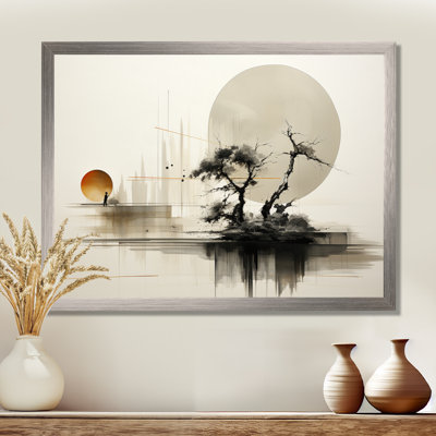 Art asiatique Sumie Zen I - art mural asiatique