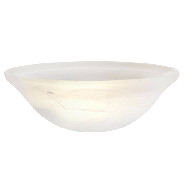 Ebern Designs 4'' H Glass Bowl Lamp Shade | Wayfair