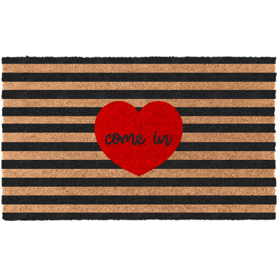Hawger Non-Slip Striped Outdoor Doormat