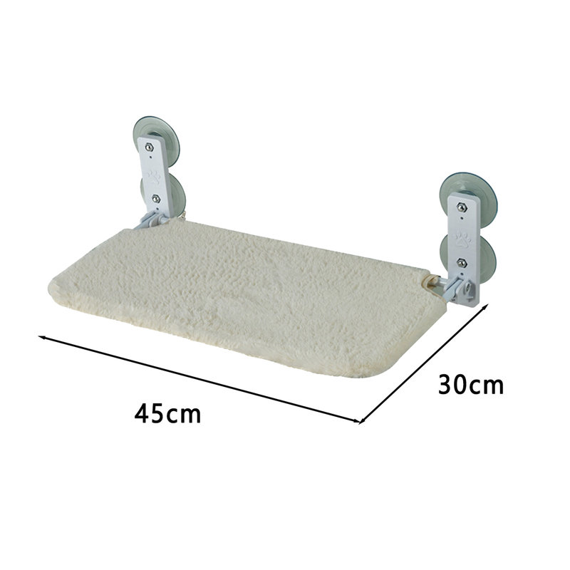 Coussin amovible pour lit pour chat 30X52cm, Beige, H 6,89 po x l 17,72 po x P 11,81 po