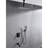 Ceiling Mounted Shower - 16" Head & Handheld , Brushed Nickel, Stainless Steel, Self-cleaning Nozzle Preserves Unclogged Water Flow, Natural Rainfall Experience, Wall Mounted, Conforms To American