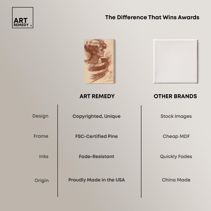 Art Remedy Fluid Contours Canvas Classic Nude Art by Art Remedy