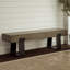 Banc d'extérieur en béton Kareen
