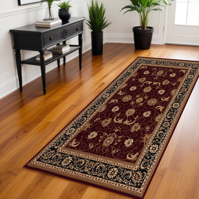 Abdoulaye Synthetic Washable Rug, Runner 2' x 8'
