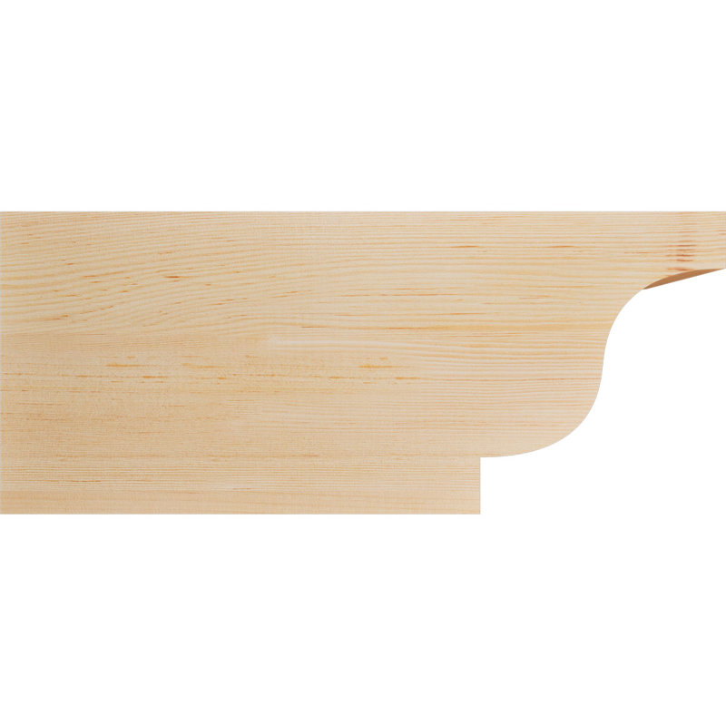 Queue de chevron lisse Newport, Sapin de Douglas, H 10 po x l 24 po x P 5,5 po