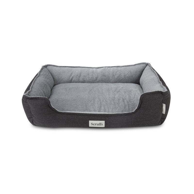 Scruffs Harvard Orthopedic Dog Bed - For Ultra Support & Comfort, 10cm H x 90cm W x 70cm D, Graphite Grey