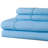3-Piece Brushed Microfiber Sheet Set - Bedding with Wrinkle and Stain-Resistant Fitted and Flat Sheets Plus Pillowcase by Lavish Home-19700060-19700061