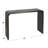 Clyde Modern Waterfall Edge Mango Wood Console Table, Black-1850439876