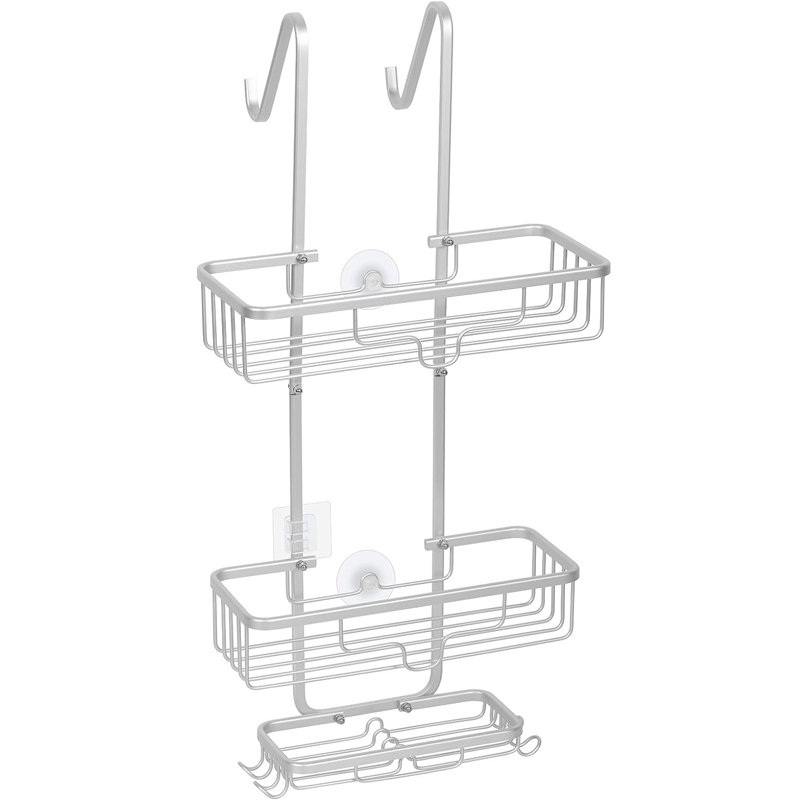 Lyvette Shower Caddy, Silver