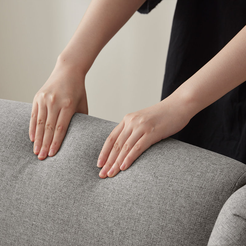 Fauteuil d'appoint rembourré en polyester (ensemble de 4)